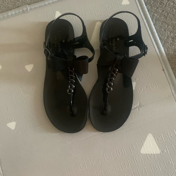 Kate Spade black Sandals - Like New - Picture 4 of 5